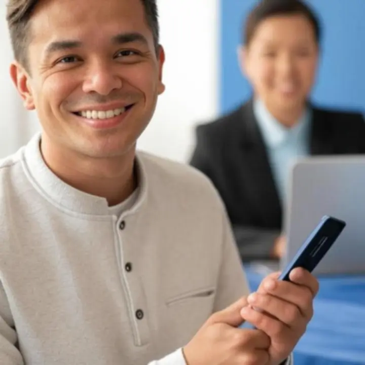 Zespół wsparcia SmartMarketPL świętujący udane rozwiązanie problemu klienta